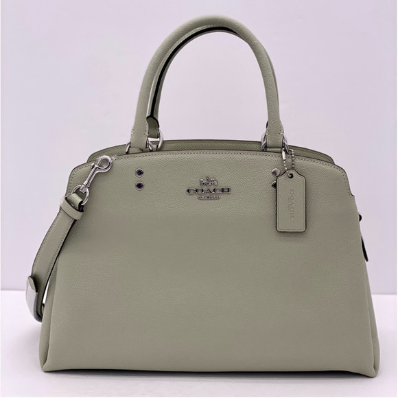 Coach Handbags - Coach Lillie Carryall satchel bag Crossbody Pale Green